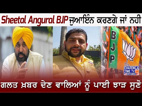 Sheetal Angural BJP ਜੁਆਇੰਨ ਕਰਣਗੇ ਜਾਂ ਨਹੀ..!, ਗਲਤ ਖ਼ਬਰ ਦੇਣ ਵਾਲਿਆਂ ਨੂੰ ਪਾਈ ਝਾੜ ਸੁਣੋ