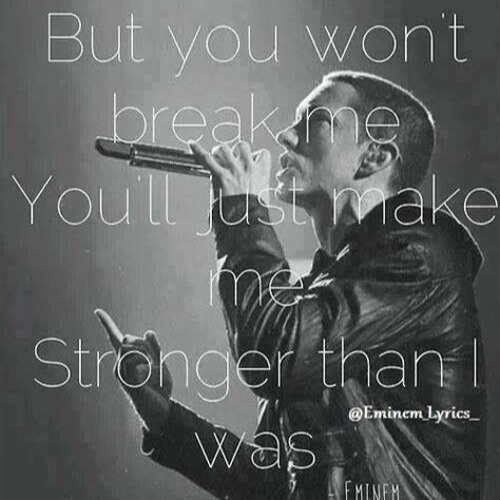 Stream Eminem - Stronger Than I Was (RemixByTimmyB357) by ...