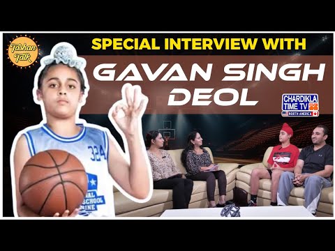 Special Talk with Basketball Player Gavan Singh Deol | Tashan Talk |Chardikla Time TV North America