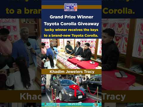 Grand Prize Winner 🎉 Toyota Corolla Giveaway | Khadim Jewelers Tracy