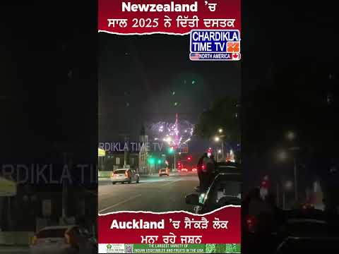 New Zealand ’ਚ ਸਾਲ 2025 ਨੇ ਦਿੱਤੀ ਦਸਤਕ..🤩😍 #shorts #newyear2025 #trending #newzealand #newyear #video