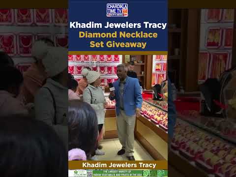 Diamond Necklace Set Giveaway 🎉 | Khadim Jewelers Tracy | Event Highlights