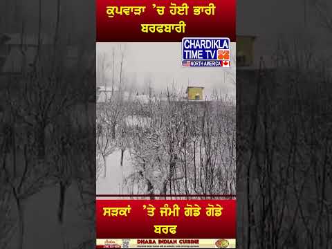 ਕੁਪਵਾੜਾ ’ਚ ਹੋਈ ਭਾਰੀ ਬਰਫਬਾਰੀ #shorts #kupwarasnow #snow #snowfall #jammukashmir #viralvideo #tourist