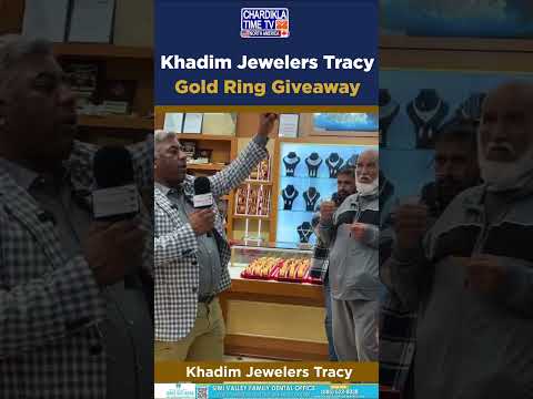 Gold Ring Giveaway 🎉 | Khadim Jewelers Tracy | Lucky Winner