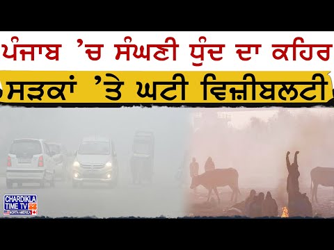 Punjab Weather: ਪੰਜਾਬ ’ਚ ਸੰਘਣੀ ਧੁੰਦ ਦਾ ਕਹਿਰ, ਸੜਕਾਂ ’ਤੇ ਘਟੀ ਵਿਜ਼ੀਬਲਟੀ | Visibility