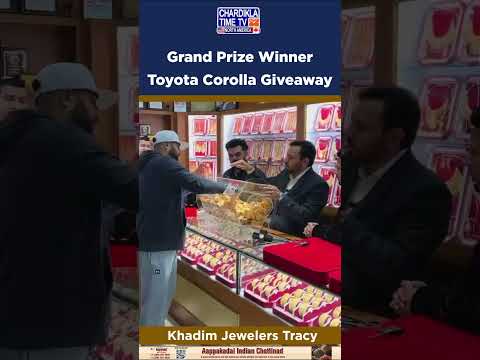 Toyota Corolla Giveaway 🎉 | Khadim Jewelers Tracy Grand Prize Event!