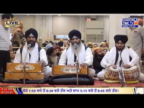 🔴LIVE: Gurdwara Bangla Sahib Ji | 1.2.2025 | EVENING | Gurbani Kirtan | Chardikla Time TV