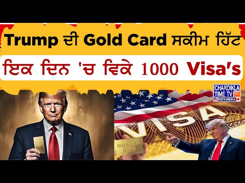 Trump ਦੀ Gold Card ਸਕੀਮ ਹਿੱਟ, ਇਕ ਦਿਨ 'ਚ ਵਿਕੇ 1000 Visa's