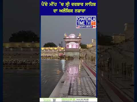 ਪੈਂਦੇ ਮੀਂਹ ’ਚ ਸ੍ਰੀ ਦਰਬਾਰ ਸਾਹਿਬ ਦਾ ਅਲੌਕਿਕ ਨਜ਼ਾਰਾ #shorts #reels #DarbarSahib #GoldenTemple #HolyPlace